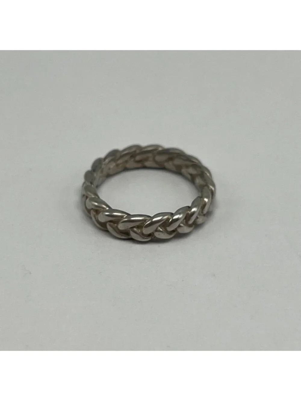 Tiffany & Co Braided Ring 925 Sterling Silver Vintage